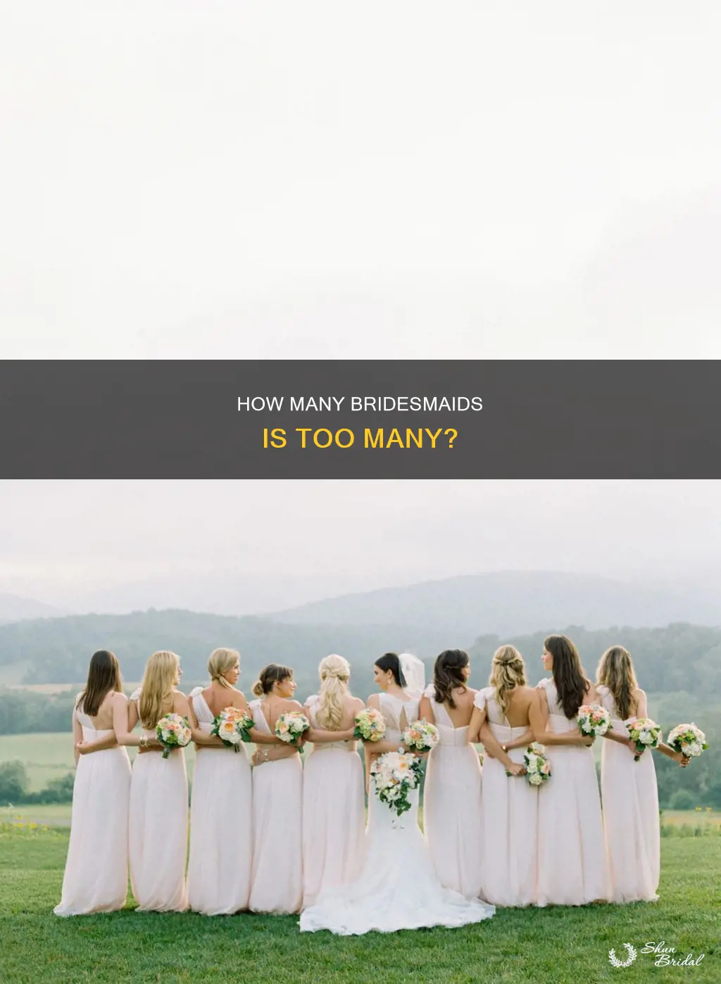 what is the maximum number of bridesmaids