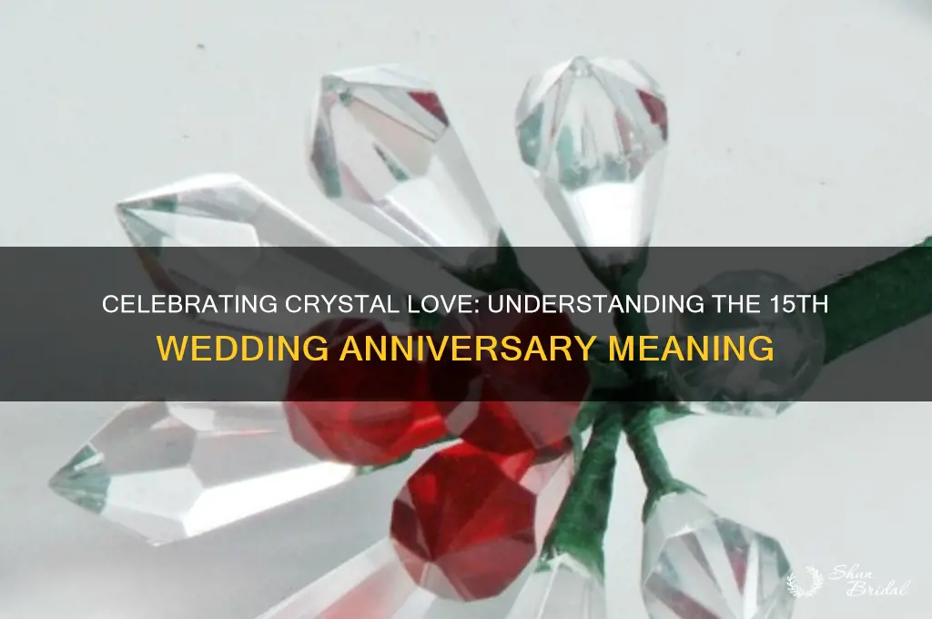 what is the meaning of 15th wedding anniversary