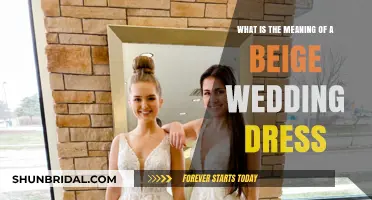Beige Wedding Dress: Breaking Down Traditions and Meanings