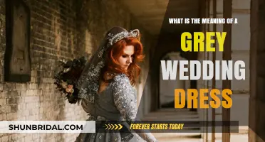 The Nuanced Meaning of a Grey Wedding Dress