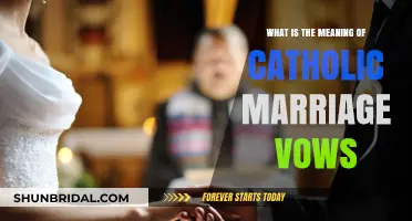 Understanding the Sacred Commitment: Catholic Marriage Vows Explained