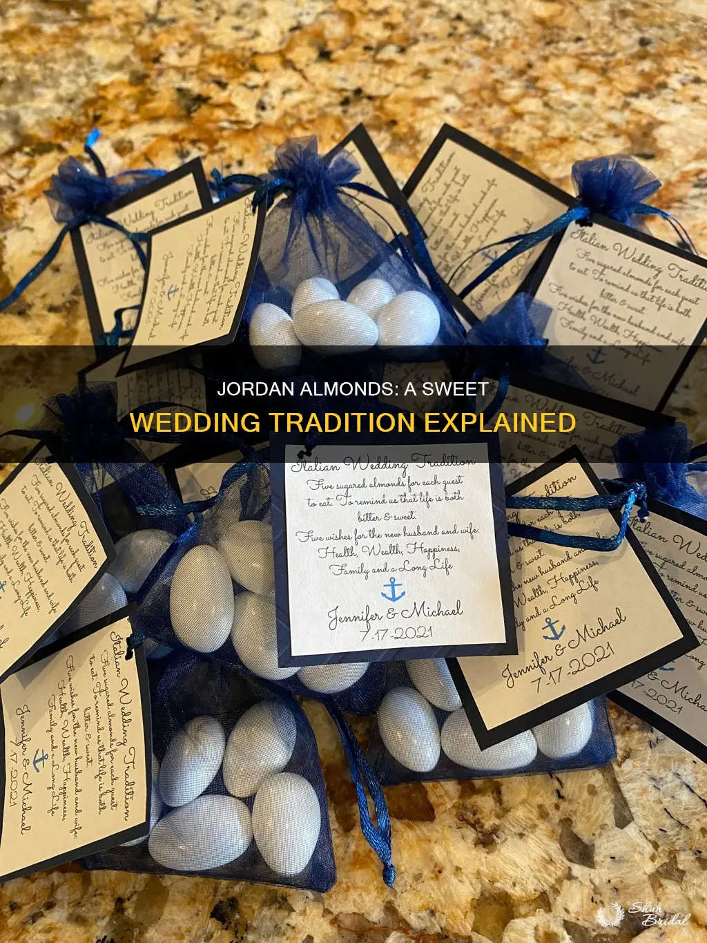 what is the meaning of jordan almonds at weddings