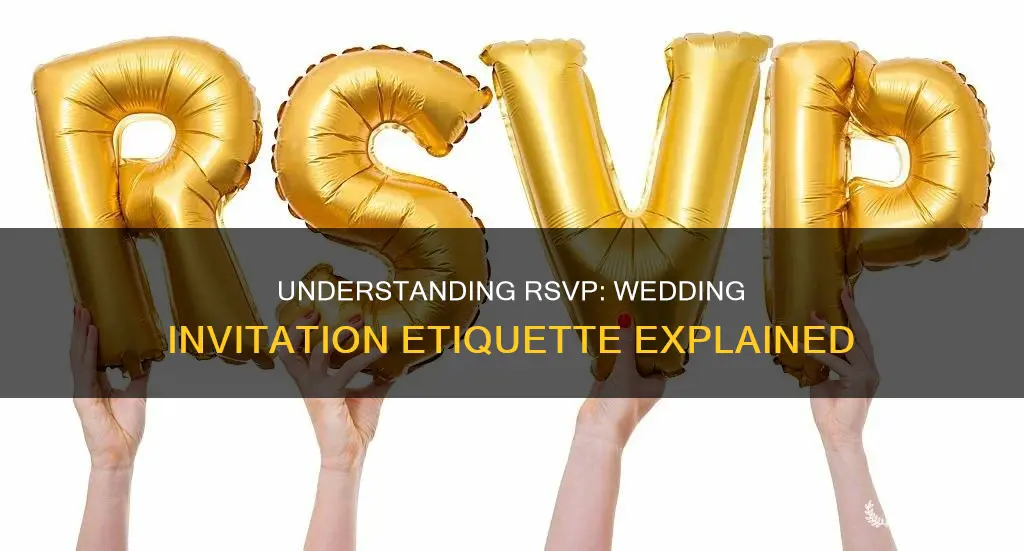 what is the meaning of rsvp in a wedding invitation