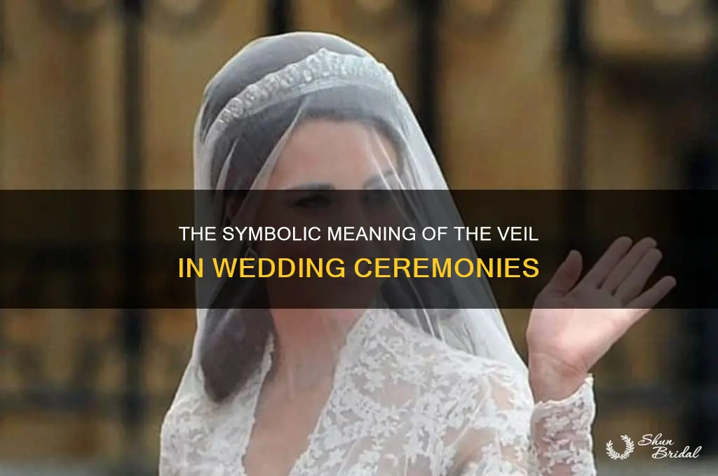 what is the meaning of veil in wedding ceremony