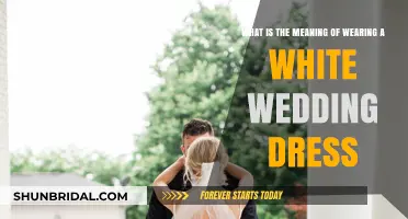The Significance of Wearing a White Wedding Dress