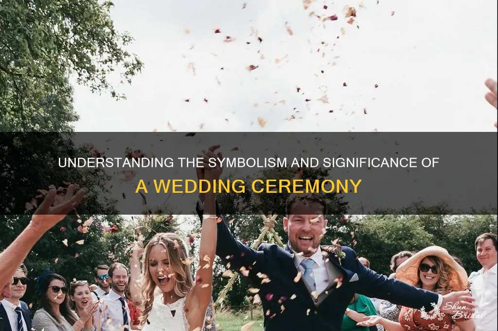 what is the meaning of wedding ceremony