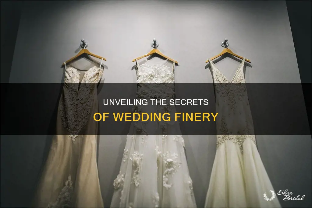 what is the meaning of wedding finery