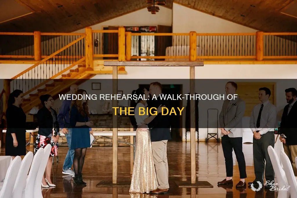 what is the meaning of wedding rehearsal