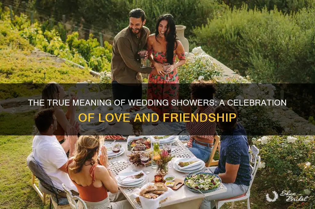 what is the meaning of wedding shower