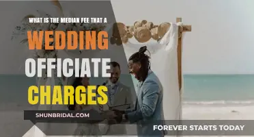 Understanding the Median Fee for Wedding Officiants: What to Expect