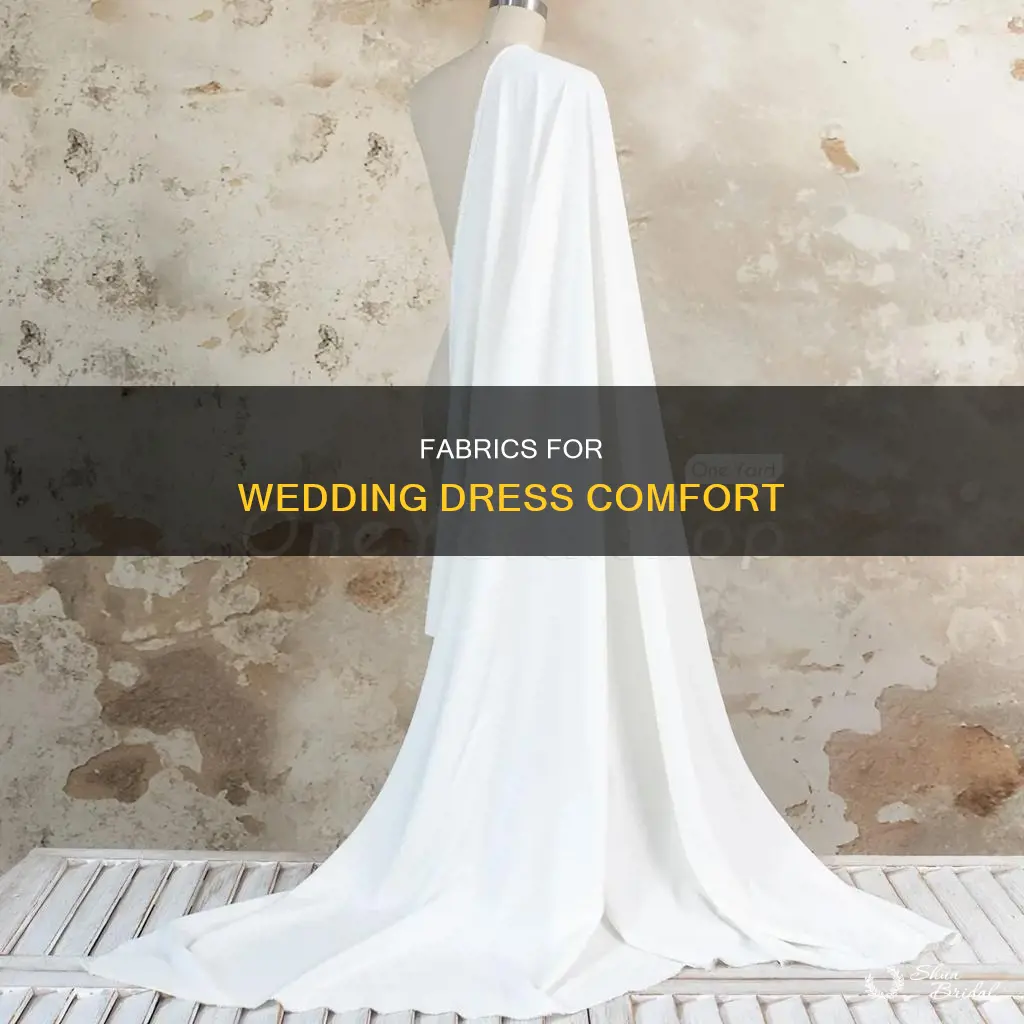 what is the most comfortable fabric for a wedding dress