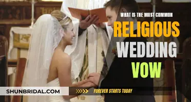 Exploring Traditional Wedding Vows: Religious Commitments