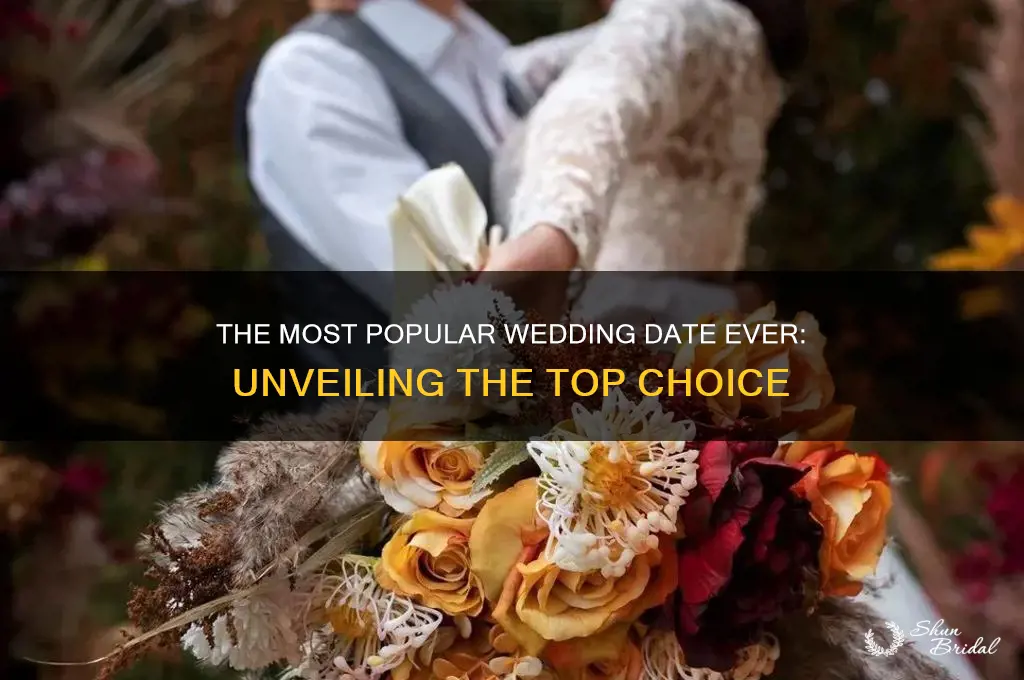 what is the most common wedding day ever