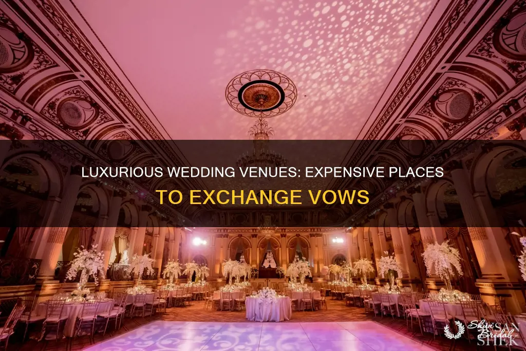 what is the most expensive wedding venue