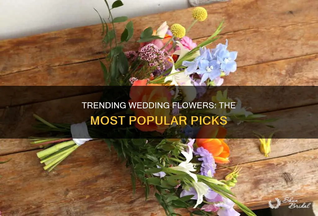 what is the most popular flower used in weddings