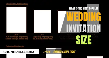 The Standard Wedding Invitation Size: Most Popular Dimensions