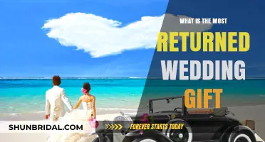 Unwanted Wedding Gifts: The Most Commonly Returned Items Revealed