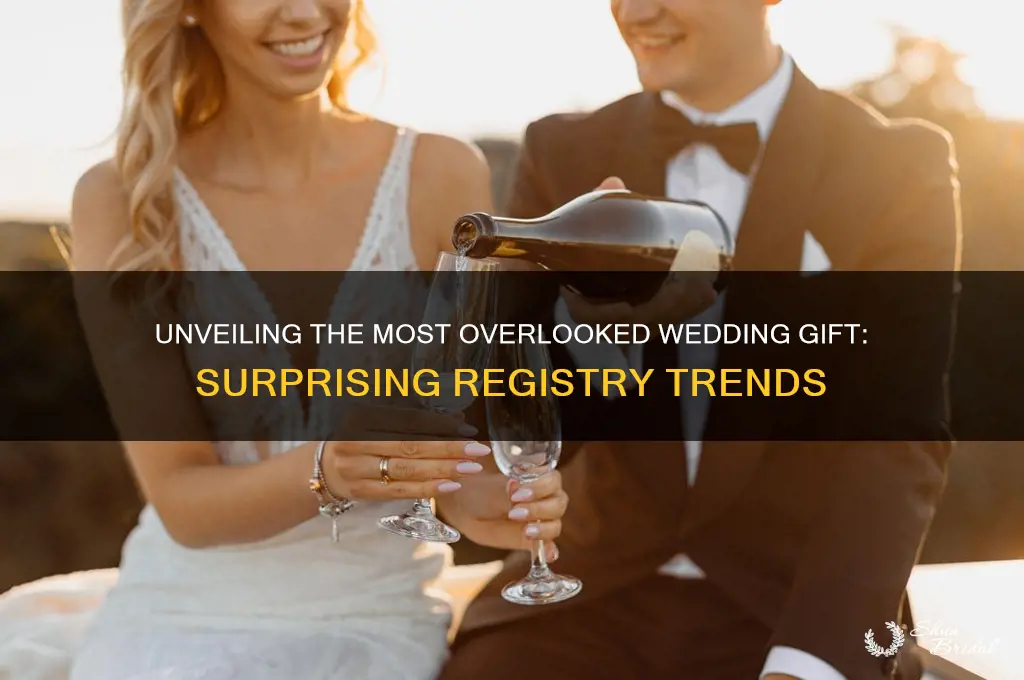 what is the most unused wedding gift
