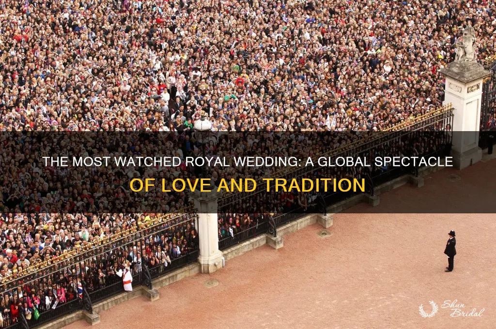 what is the most watched royal wedding ever