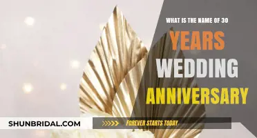 Celebrating Three Decades of Love: The 30th Wedding Anniversary Name