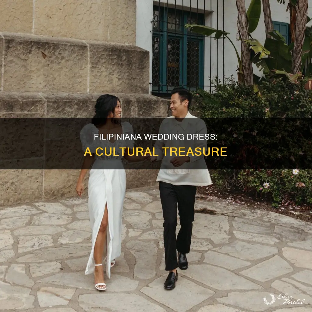 what is the name of a filipino wedding dress