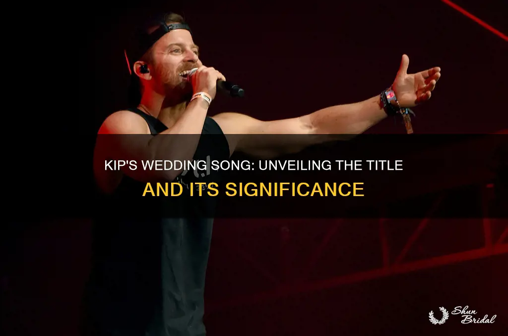 what is the name of kips wedding song