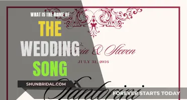 The Ultimate Wedding Song: Finding the Perfect Title