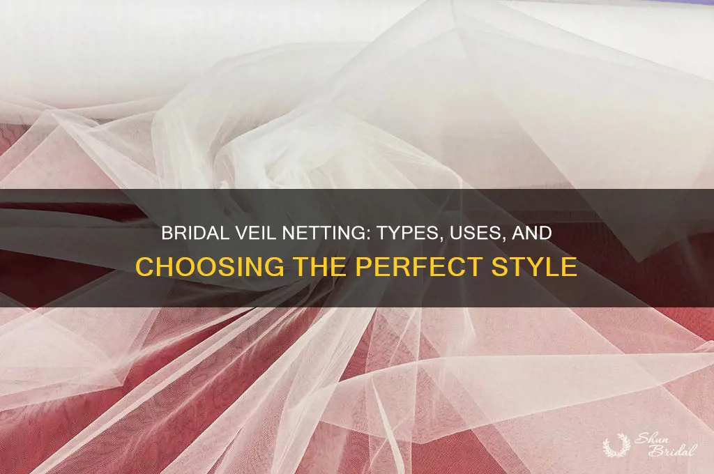 what is the netting used bridal veil