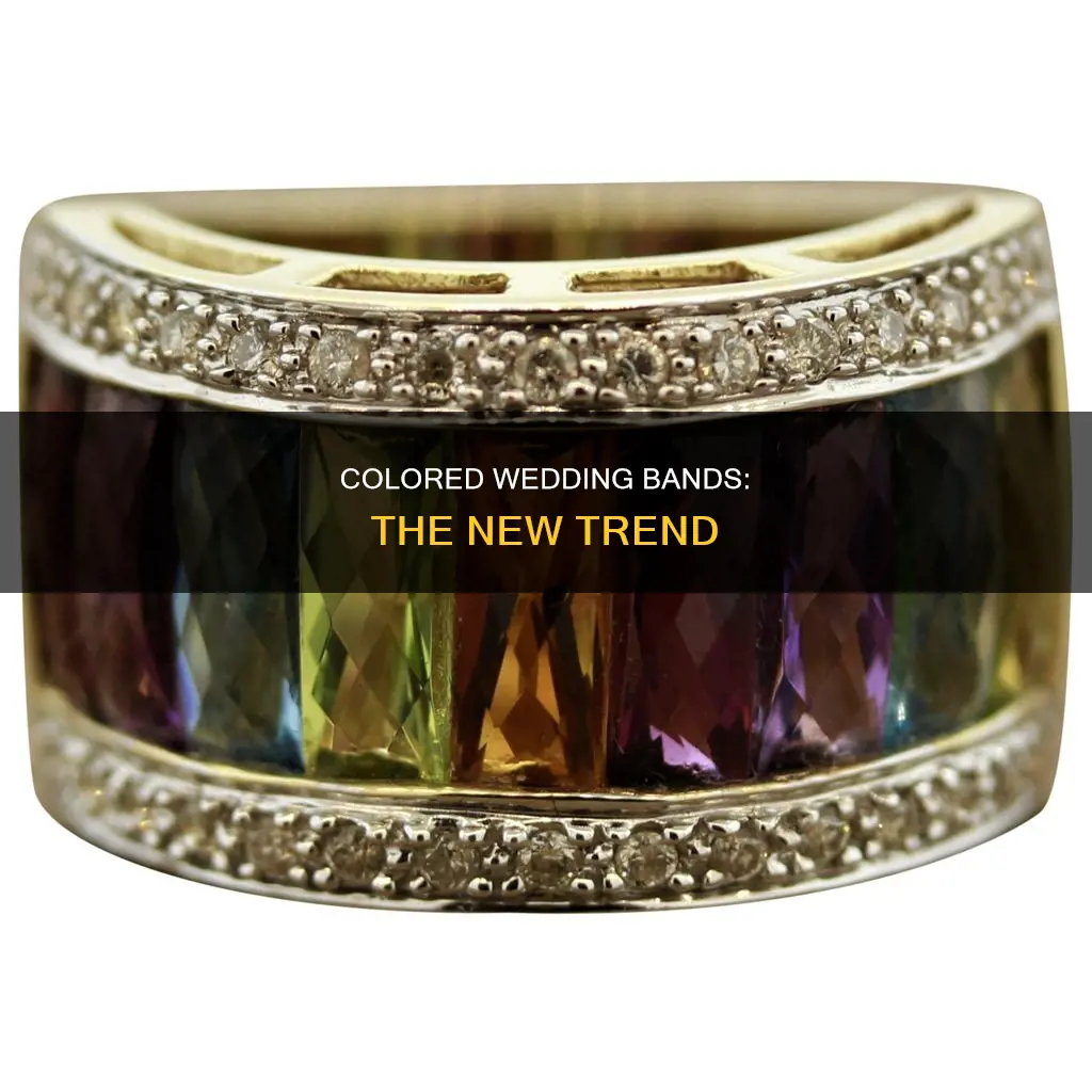 what is the new colored wedding band