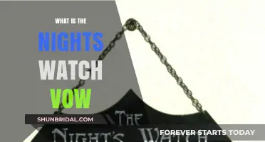 The Night's Watch Vow: Unraveling the Sacred Oath of the Wall