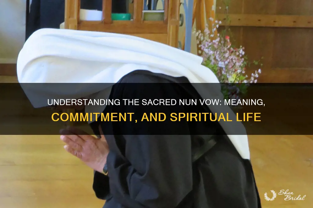 what is the nun vow