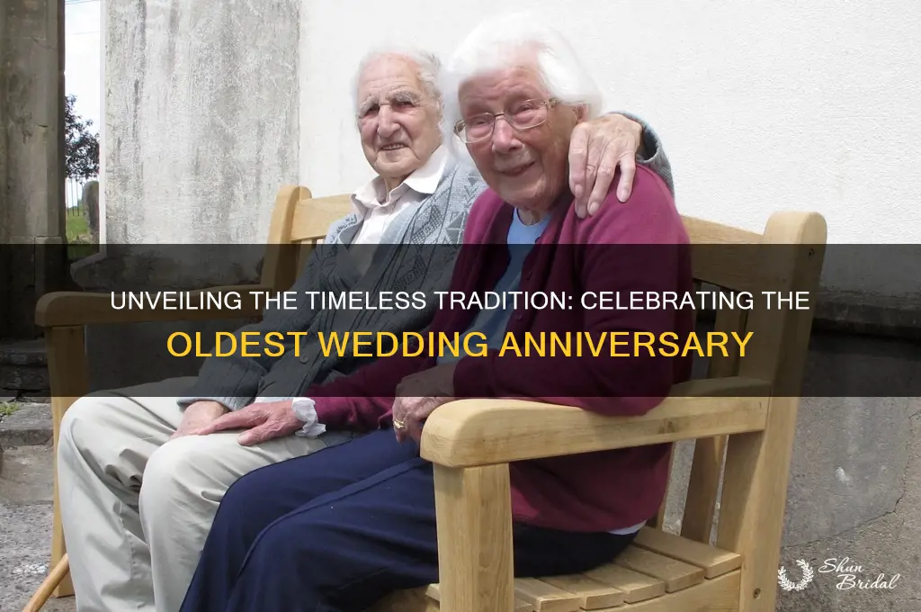 what is the oldest wedding anniversary