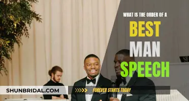 Best Man's Speech: Order and Structure for Success