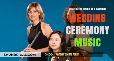Catholic Wedding Ceremony Music Order: A Step-by-Step Guide