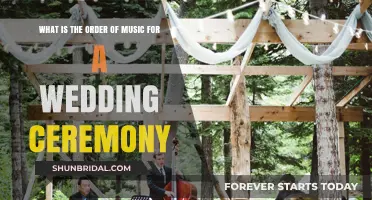 Perfect Wedding Ceremony Music Order: A Step-by-Step Guide