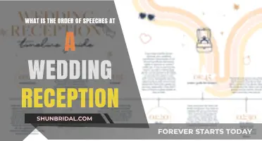 Wedding Reception Speech Order: Who Speaks and When?