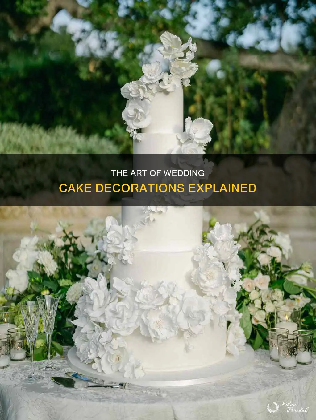 what is the outside of wedding cake