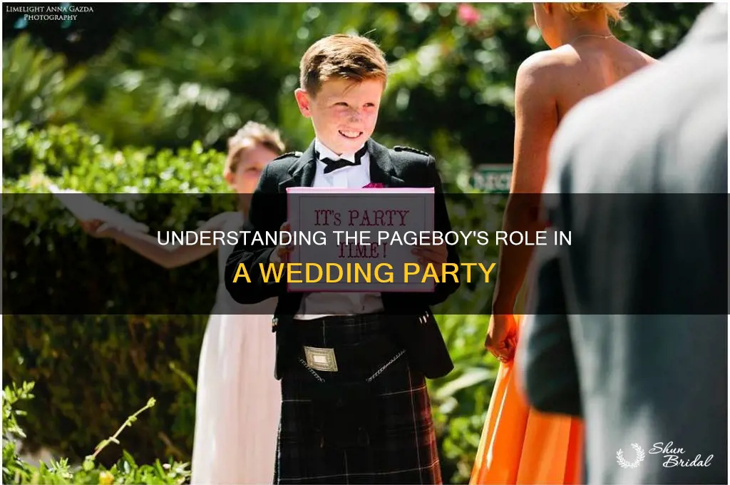 what is the pageboy in wedding party