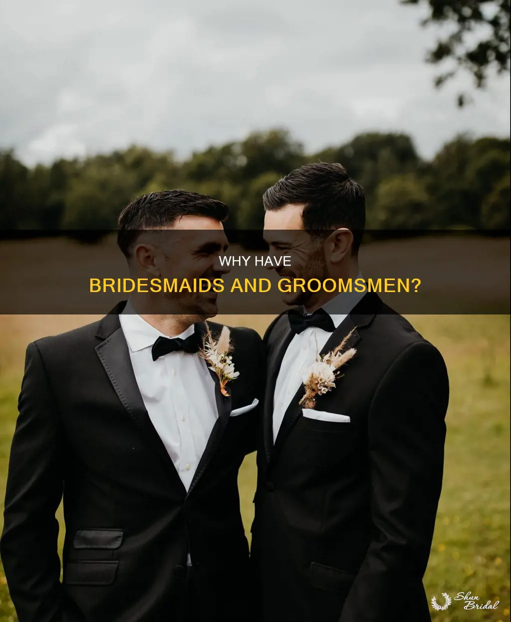 what is the point of bridesmaids and groomsmen