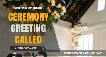 Post-Wedding Greeting Traditions: Unveiling the Name of the Ceremony