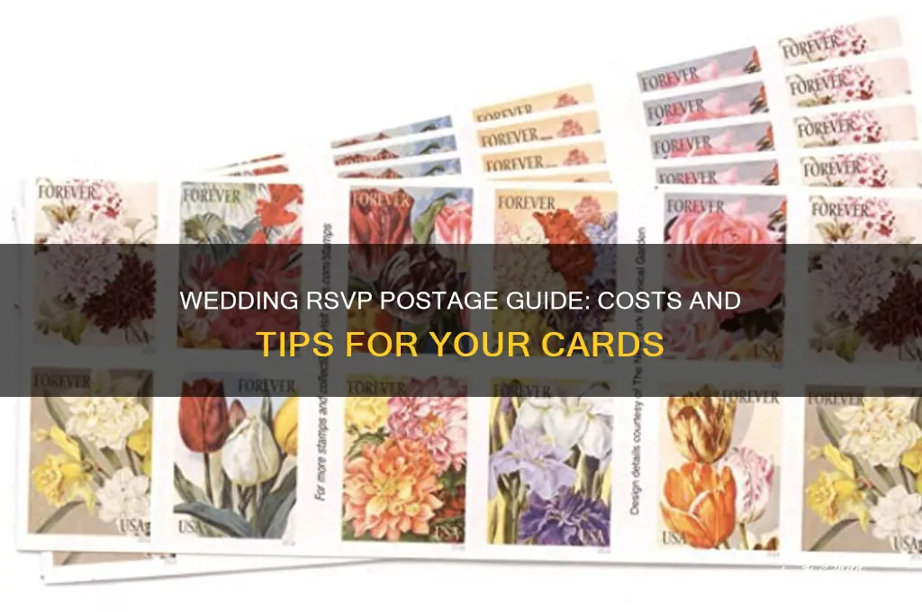 what is the postage for wedding rsvp cards