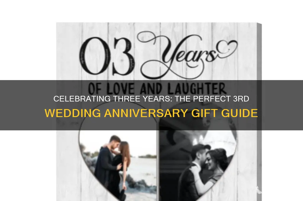 what is the present for 3rd wedding anniversary