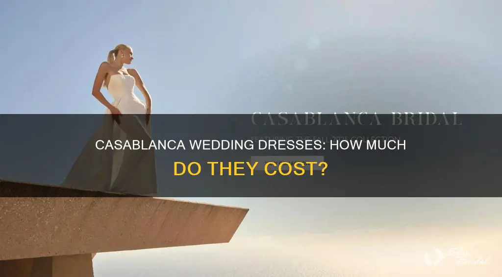 what is the price of a casablanca wedding dress