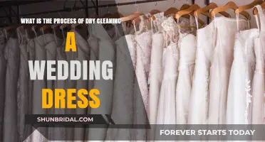 The Careful Art of Dry Cleaning Wedding Dresses
