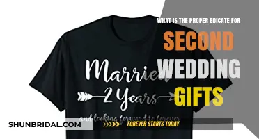 Second Wedding Gift Etiquette: Thoughtful Ideas and Proper Manners