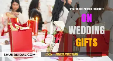 Wedding Gift Etiquette: How Much to Give and When to Give It