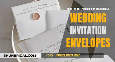 The Art of Addressing Wedding Invitation Envelopes