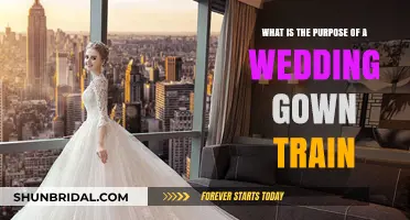The Symbolic Purpose of a Wedding Gown Train Explained
