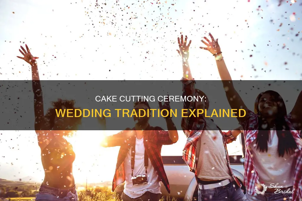 what is the purpose of cake cutting at a wedding