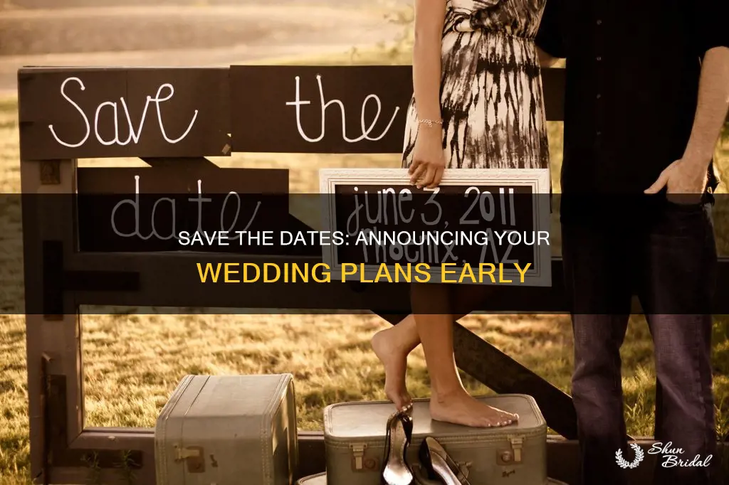 what is the purpose of wedding save the dates